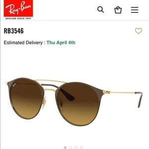 Ray-Ban RB3546 Women’s Sunglasses in Brown